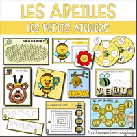 Aperçu - Jeux - Les petits ateliers - Les abeilles - Page de couverture
