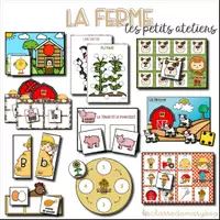 Aperçu - Jeux - Les petits ateliers - La ferme - Page de couverture