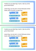 Vorschau - Mal- und Bastelvorlagen - Programmieren mit Scratch - Minispiel Fangen - Seite 3