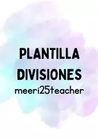 Vista previa - Hojas de trabajo - DIVISIONES - Portada