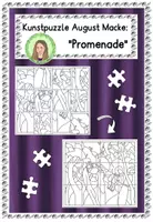 Vorschau - Mal- und Bastelvorlagen - August Macke: "Promenade" - Kunstwerk puzzeln - Deckblatt