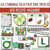 Aperçu - Jeux - Les petits ateliers - Chenille qui fait des trous - Page de couverture