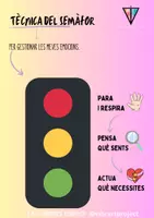 Vista previa - Elementos para la creación de materiales - TÈCNICA DEL SEMÀFOR PER APRENDRE L'AUTOCONTROL (CATALÀ) - Portada