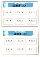 Vorschau - Arbeitsblätter - Materialpaket Mathematik Grundrechenarten / Warm-Ups/ Spiele - Seite 2