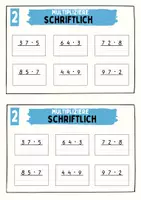 Vorschau - Arbeitsblätter - Materialpaket Mathematik Grundrechenarten / Warm-Ups/ Spiele - Seite 3