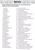 Aperçu - Feuilles d'exercices - Allemand - Les professions et leurs descriptions - Page 3
