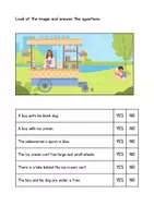 Vista previa - Hojas de trabajo - Reading comprehension 2. Yes - No questions - página 3