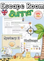 Vorschau - Arbeitsblätter - Englisch Escape Room Summer 3/4 Klasse - Deckblatt
