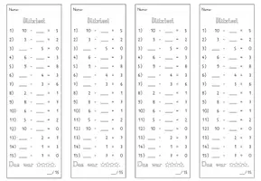 Vorschau - Test - Blitztest_Mathe_Platzhalteraufgaben Subtraktion_ZR10 - Seite 3