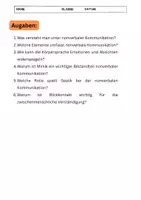 Vorschau - Arbeitsblätter - Körpersprache Bundle: nonverbale Kommunikation, Mimik, Gestik, Ausdruck, - Seite 3