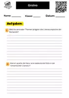 Vorschau - Arbeitsblätter - Romantik Literaturepoche: Merkmale, Themen und Einflüsse - Seite 3