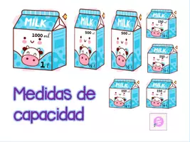 Vista previa - Decoración del aula - MEDIDAS DE CAPACIDAD Y MASA LÁPIZ LILA v3 - página 2