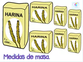Vista previa - Decoración del aula - MEDIDAS DE CAPACIDAD Y MASA LÁPIZ LILA v3 - página 3