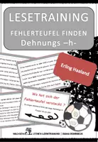 Vorschau - Fördermaterial/Inklusion - Haaland Fußball Spezial: Fehlerteufel Lesekarten Dehnungs-h - Deckblatt