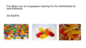 Vorschau - Stundenentwürfe - Dezimalbrüche addieren und subtrahieren - Beispiel Einkaufen - Seite 1