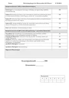 Vorschau - Klassenarbeiten - Klassenarbeit: Der Besuch der alten Dame (Szenenanalyse) + Bewertung & Lösung VERSION I - Seite 1