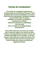 Aperçu - Cartes / Images - Cartes de Vocabulaire Animaux de la Ferme - Page 1
