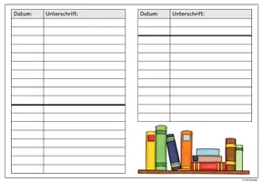 Vorschau - Arbeitsblätter - Lesepass (Klasse 1-4) - Seite 2