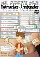 Vorschau - Mal- und Bastelvorlagen - DIY Armbänder Paket - Mutmacher / Motivation & mehr - Seite 1