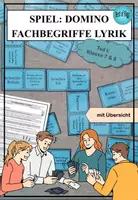 Vorschau - Spiele - Fachbegriffe Lyrik I Merkblatt & Domino - Deckblatt