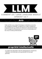 Aperçu - Feuilles d'exercices - Comment les "large language models" opèrent-ils? (LLM's) - Page de couverture