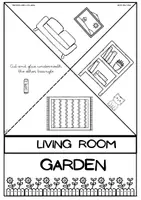 Vista previa - Manualidades / Dibujos para colorear - THE HOUSE . Triorama - página 1