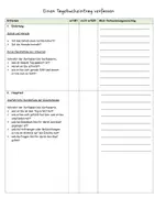 Vorschau - Arbeitsblätter - Einen Tagebucheintrag verfassen Textlupe - Deckblatt