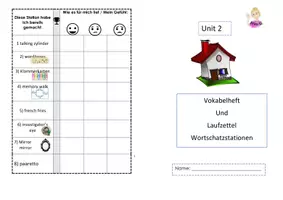 Vorschau - Stationenlernen - Stationenlernen Wortschatz Access 1 Unit 2 - Seite 1