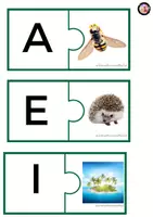 Vista previa - Decoración del aula - PUZZLE: EMPIEZA POR 🐝🧸 - página 1