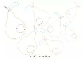 Vorschau - Mal- und Bastelvorlagen - Bilder zum Nachfahren I: Obst und Gemüse - Seite 3
