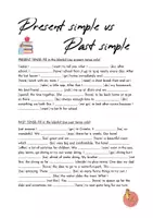 Vorschau - Arbeitsblätter - Past tense vs present simple: Erklärung und Übungen - Seite 2