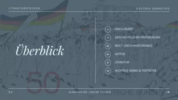 Vorschau - Stundenentwürfe - Quiz-PPT: Vormärz, Biedermeier, Junges Deutschland - Seite 3