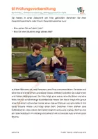 Vorschau - Arbeitsblätter - B1_SPRECHEN_Bildbeschreibung_Im Park (DTZ, DTÖ, ÖIF) - Deckblatt