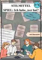 Vorschau - Arbeitsblätter - Stilmittel I - III: Merkblätter, Übungen & Spiele für die Klassen 7- 13 SPARPAKET - Seite 1