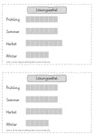 Vorschau - Arbeitsblätter - Leseübungen zum sinnentnehmenden Lesen: Die Jahreszeiten - Seite 3