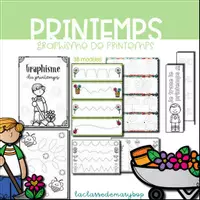 Aperçu - Fiches - Graphisme du printemps - Je trace - Page de couverture