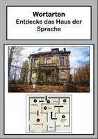 Vorschau - Unterrichtsreihen - Wortarten - Entdecke das Haus der Sprache! - Unterrichtsreihe - Deckblatt