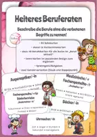 Vorschau - Spiele - Berufe kennenlernen - Heiteres Beruferaten - Arbeit im "Beruf aktuell" - Deckblatt