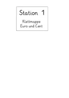 Vorschau - Unterrichtsreihen - Lerntheke Geld/Euro - Klasse 1/2 - Seite 2