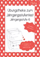 Vorschau - Stationenlernen - Übungstheke Mathe zum Jahrgangsstufentest - 6. Jahrgangsstufe (Mittelschule Bayern) - Deckblatt