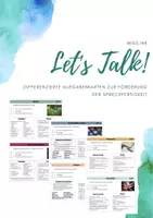 Vorschau - Unterrichtsreihen - Let's Talk - Speaking Activity Year 7/8 - Deckblatt