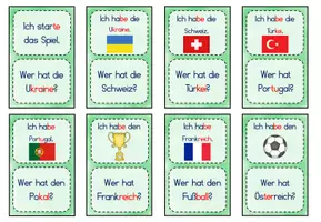 Vorschau - Spiele - Fußball EM 2024 - Lesespiel (15 und 35 Spielkarten) - Seite 1