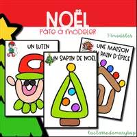 Aperçu - Jeux - Noël - Pâte à modeler - Page de couverture