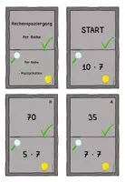 Vorschau - Spiele - Rechenspaziergang 7er Reihe Multiplikation - Seite 2