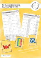 Vorschau - Arbeitsblätter - Rechenspaziergang Sommer ZR10 (Addition/Subtraktion) - Deckblatt