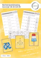 Vorschau - Arbeitsblätter - Rechenspaziergang Sommer ZR 20 (Addition/ Subtraktion mit ZÜ) - Deckblatt