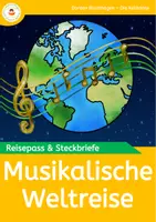 Vorschau - Arbeitsblätter - Musik rund um die Welt - Reispepass und musikalische Steckbriefe - Deckblatt