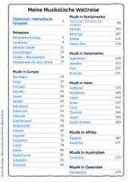 Vorschau - Arbeitsblätter - Musik rund um die Welt - Reispepass und musikalische Steckbriefe - Seite 1