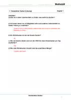 Vorschau - Arbeitsblätter - Versteckter Zucker - Arbeitsblätter mit Lösungen - Seite 1
