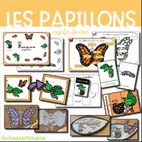Aperçu - Affichage - Le cycle de vie du papillon - Page de couverture
